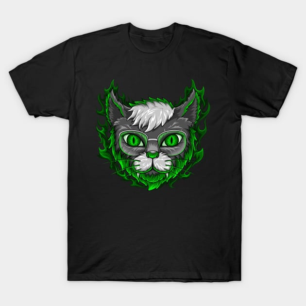 Tommy the Venomous Cat T-Shirt by spidericks